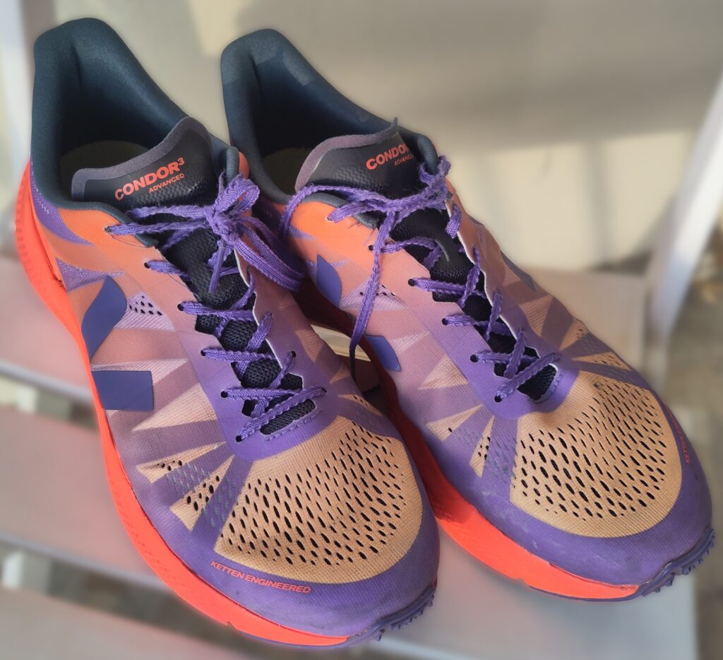 Veja Condor 3 Gradient Orange Purple vue de 3/4